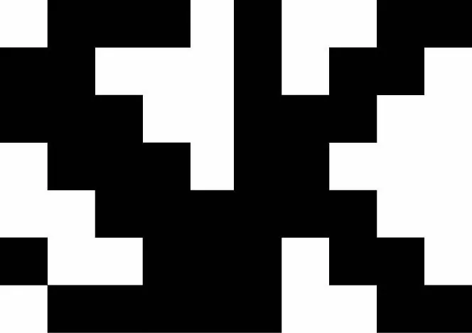 SK monogram on a pixel grid